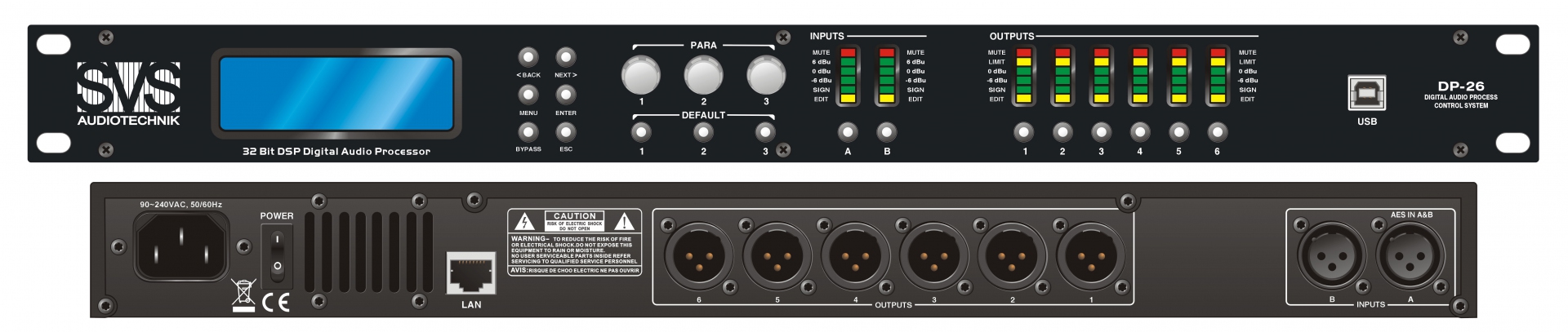 SVS Audiotechnik DP-26 Цифровой процессор: 2 входа 6 выходов в Северобайкальске