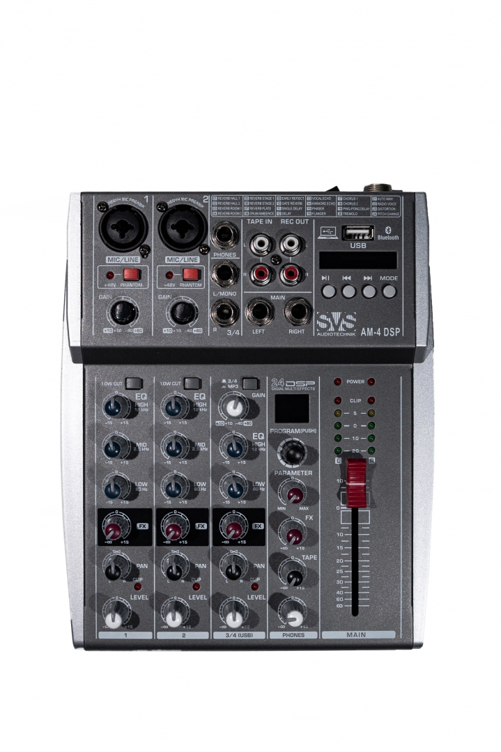 SVS Audiotechnik mixers AM-4 DSP Аналоговый микшерный пульт, 4-канала в Северобайкальске