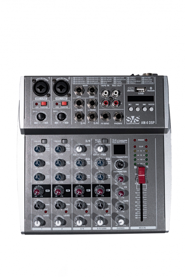 SVS Audiotechnik mixers AM-6 DSP Микшерный пульт аналоговый, 6-канальный SVS Audiotechnik mixers в Северобайкальске