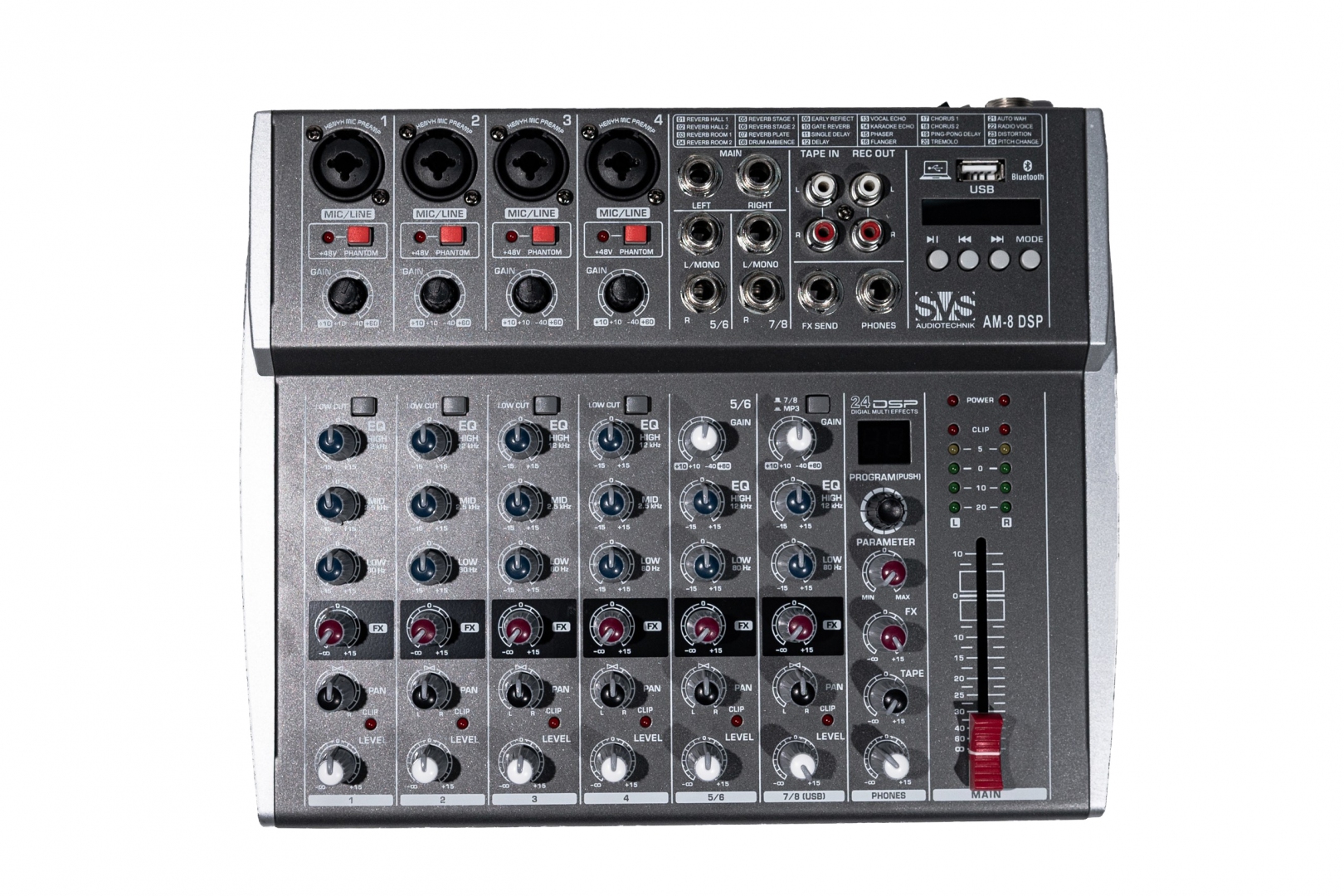 SVS Audiotechnik mixers AM-8 DSP Микшерный пульт аналоговый, 8-канальный в Северобайкальске