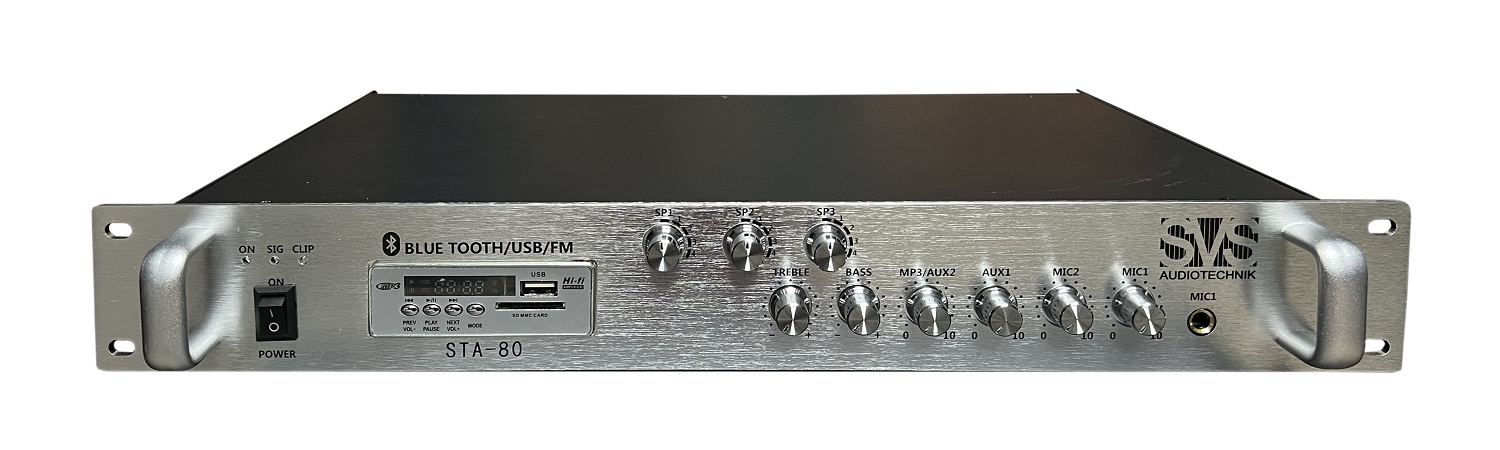SVS Audiotechnik STA-80 Микшер-усилитель для систем Public Address в Северобайкальске